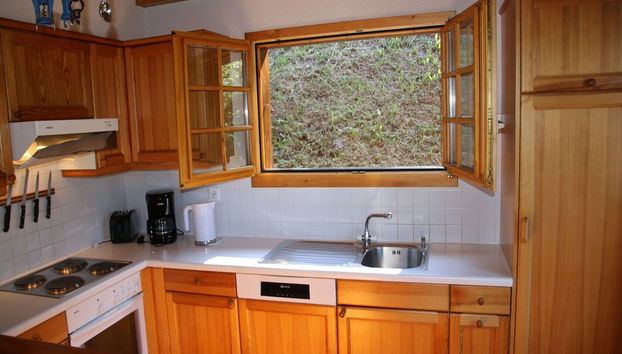 Aeolus Mountain & Quiet Chalet 12 Pers - Foto 5, Cocina privada