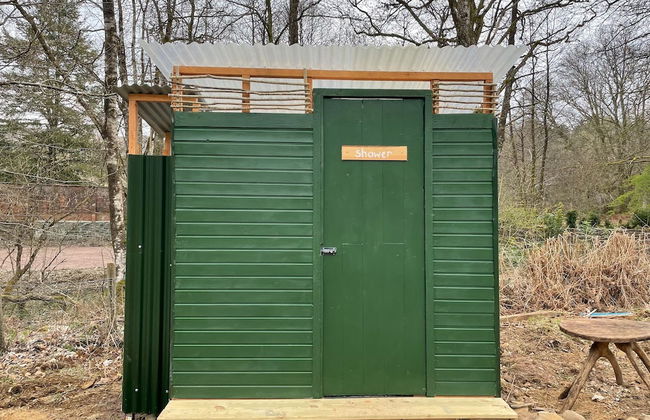 Cosy Woodland off Grid Shepherds Hut - Rowan - Foto 13