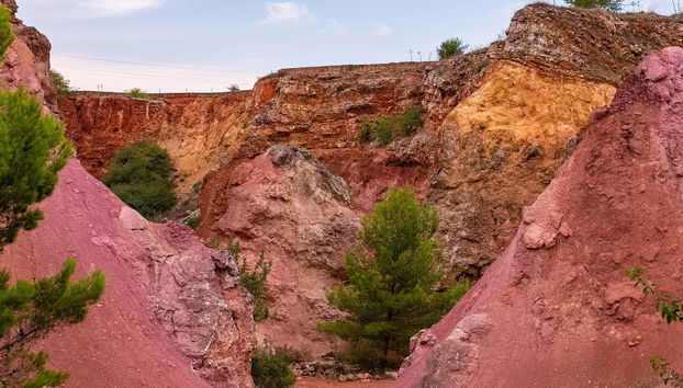 Trek dans les mines de bauxite des Pouilles