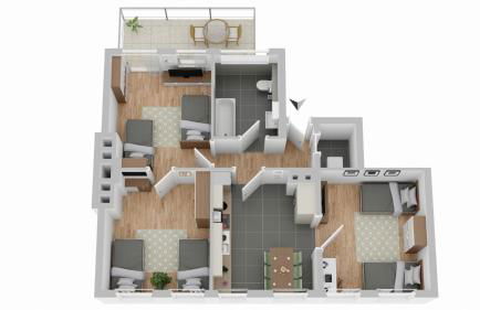 CosyHomes24 - centrally with balcony and garage - IL01b - Foto 24