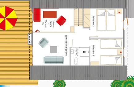 Ferienhaus mit Wasserterrasse - mit Sauna und Kamin - inklusive Nebenkosten - Photo 25