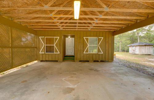 6 Mi to Main St Poplarville Cabin with Pasture View - Foto 28