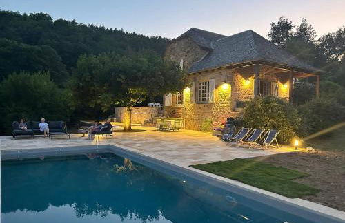 Villa les Hauts du Lot, Piscine, nature, calme - Photo 1