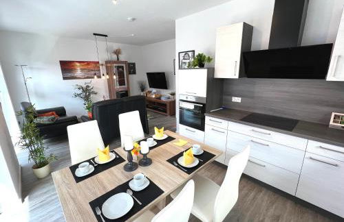 Ferienhaus "Elstar" Meppen Ebenerdig Carport Terrasse Neubau NETFLIX Free WIFI 2 Schlafzimmer Küche - Foto 3