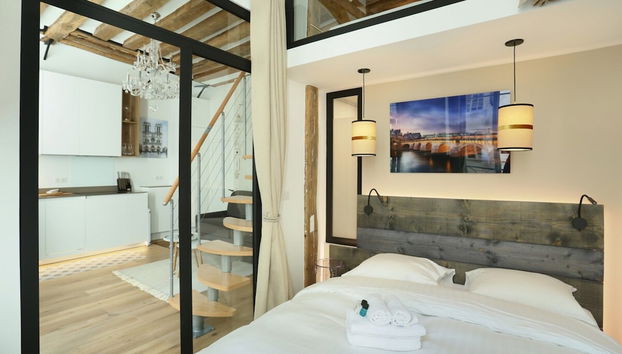 Superb Apartment Le Marais Center of Paris - Foto 3, Habitación