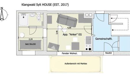 Klangwald Sylt HOUSE | Apartment *Anker* - Foto 4