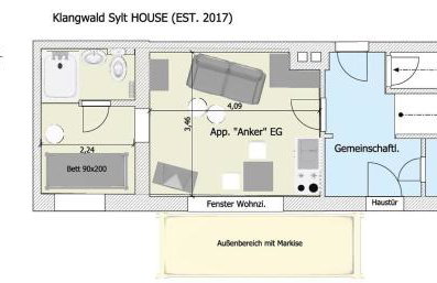 Klangwald Sylt HOUSE | Apartment *Anker* - Foto 4