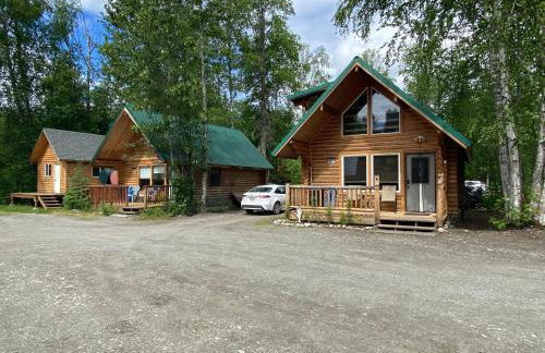 Talkeetna Log Cabin with Hot Tub Unit 1 - Foto 33
