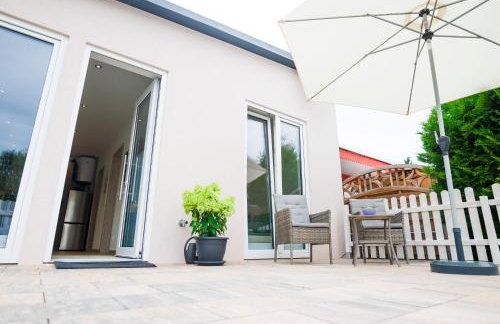 Modernes Ferienhäuschen am Zeulenrodaer Meer mit Terrasse, Klimaanlage, 1 SZ, max 3 Gäste - Photo 32