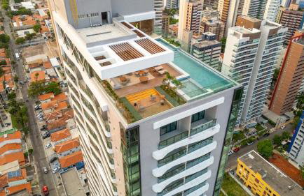 Studio de alto padrão vista mar no Terraço, Piscina, Garagem e Restaurante - Foto 59