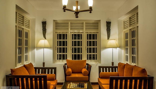 Zona de estar del vestíbulo