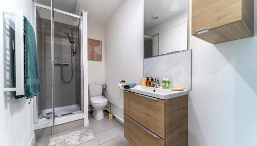 LE COSY - Free Parking - Proche Gares Lille - Netflix - Wifi - Foto 3, Shower