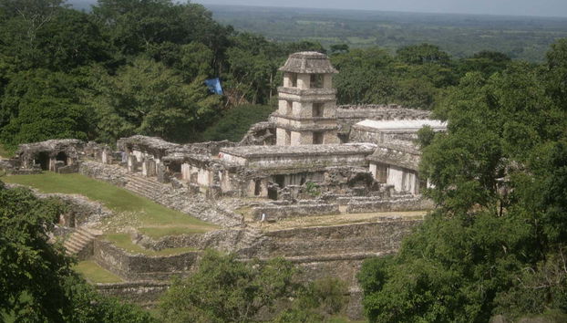 O Palácio em Palenque