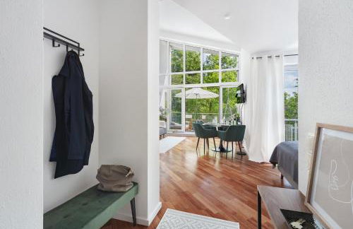 Blueberry Living - Design Loft nahe München - Dachterrasse - S-Bahn - Foto 21