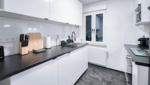 ALFA Stuttgart Apartment 4 Zimmer 4BR TV WIFI WM nahe Wasen & Daimler l 7Beds I 8 people I Kitchen l Bathroom l Eigene Küche und Bad AS125A2 - Foto 4
