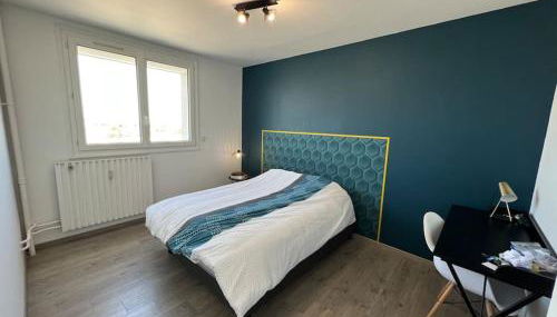 Une chambre privée bleu dans un appartement partagé - Foto 2