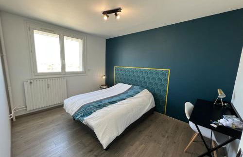 Une chambre privée bleu dans un appartement partagé - Foto 2