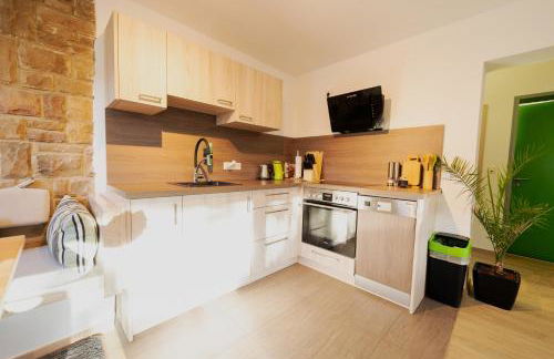 Ferienhaus Schöne Aussicht Ferienwohnung Grün - Photo 4