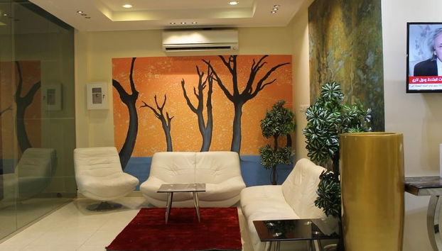 Zona de estar del vestíbulo