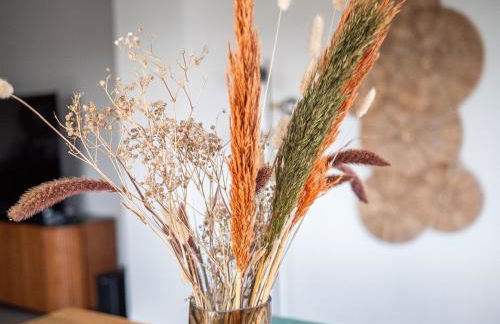 Design Apartment zentral für 6 in Andernach: Ausblick, WiFi, Küche - Photo 34