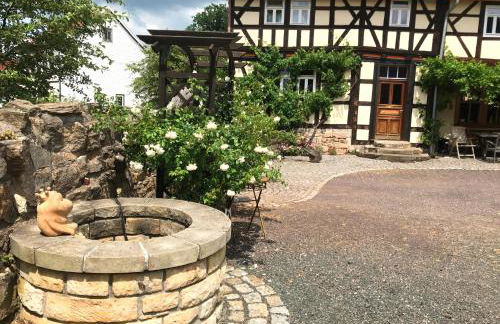 Fachwerkhaus mit rustikalem Weinkeller und Garten, ganze Unterkunft, gute Lage - Photo 2