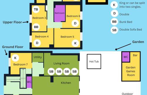 Big groups XL HotTub Cinema Arcade Games - Foto 18