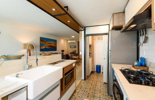 Frente Mar no Recreio com Varanda Privativa Ideal para Família - Foto 14