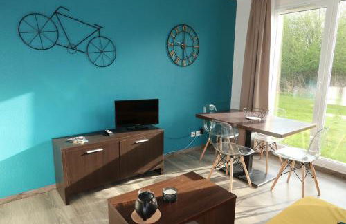 Charmant 2 pièces proche d Honfleur, piscine en saison, parking gratuit, Wifi - Photo 5