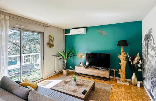 LOASIS -T4 Garage Clim Terrasse WIFI Centre-Ville - Foto 14