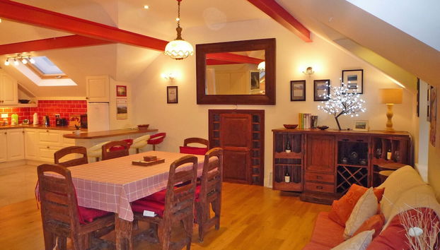 Essbereich im Zimmer