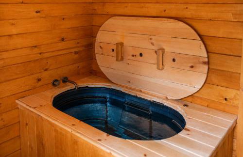 Nordic Spa Log Cabin Experience, Sauna, Cold Plunge, Hot Tub & Theater - Photo 48