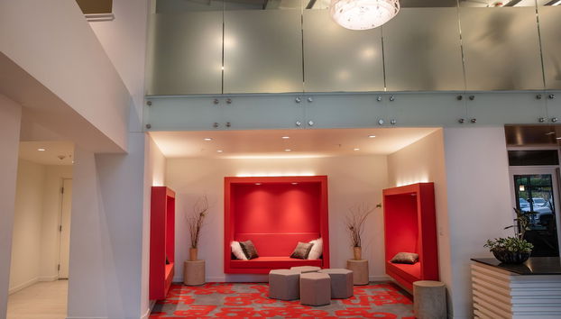 Zona de estar del vestíbulo