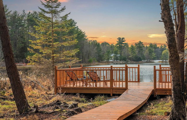 Lakeview Sunset Heaven Waterfront Escape + Private Dock Firepit + Game Room New Construction - Photo 37