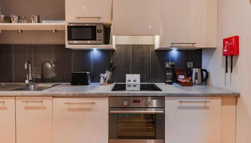 Cannon Street Serviced Apartments by LovelyStay - Foto 5, stove, dishwasher, toaster