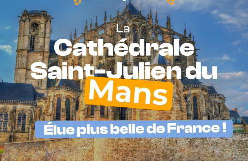 LES JARDINS DE MA-MANS Maison cosy centre Le Mans PARKING privé gratuit - Photo 45