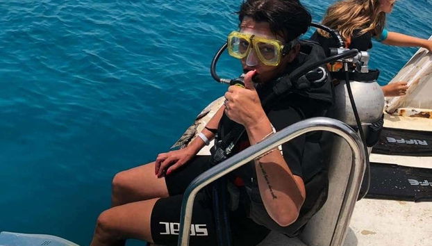 Primeira vez mergulhando no Mar Vermelho