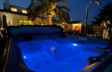 Villa provençale, Golfe Saint Tropez, Climatisée 12 pers, 4 suites, Piscine chauffée, Hammam, Spa, Billard, Pétanque, Wifi professionnel haut débit - Foto 34