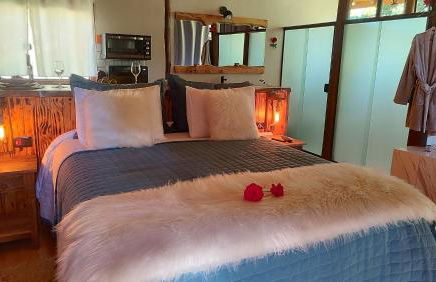 Chalé Valle dos sonhos romântico privativo com hidromassagem e lareira - Foto 14