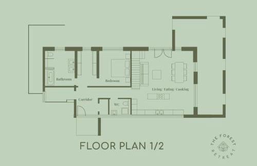 Forest Retreat Nature Residence nahe Köln- 160 m2, 2 Schlafzimmer und Blick ins Naturschutzgebiet - Foto 49