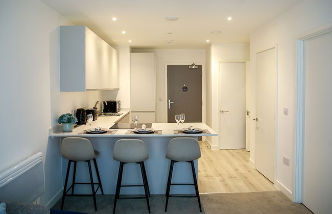 Trafford Suite Modern 1 bed With Cinema Room - Foto 6