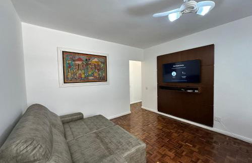 Frente Mar com garagem, Ar Condicionado e WI-FI grátis em Santos - Foto 12