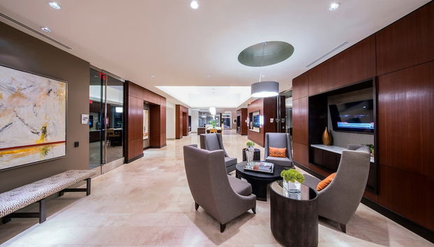 Zona de estar del vestíbulo