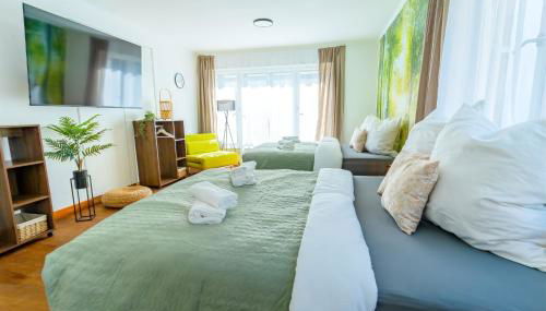 THE BIG MÜNSTER für bis zu 12, Whirlpool, Sauna, zentral, Tischfußball, Balkon, Gasgrill - Foto 3