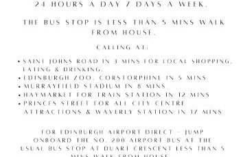 3 bedroom - 2 bathroom Townhouse in Corstorphine Near Murrayfield Stadium - Direct Bus To Edinburgh City Centre in 20 Minutes - Two Private Parking Spaces - Private Sunny Garden - Recently Refurbished - Foto 14