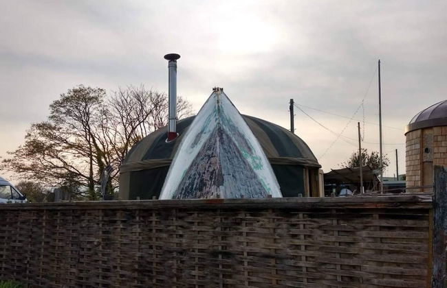 Bembridge Harbour Yurt - Log Burner - Wifi - Foto 19