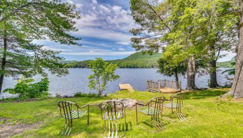 Lakefront Corinth Log Home Private Dock, Fire Pit - Foto 2