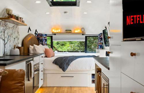 Airstream w Bathtub, River, & Hot Tub - Foto 26