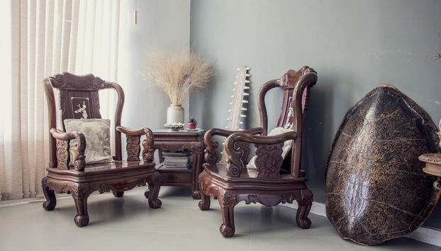 Coin salon dans le hall