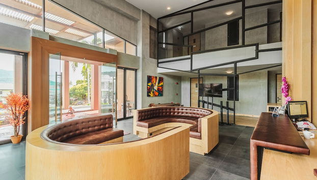 Zona de estar del vestíbulo