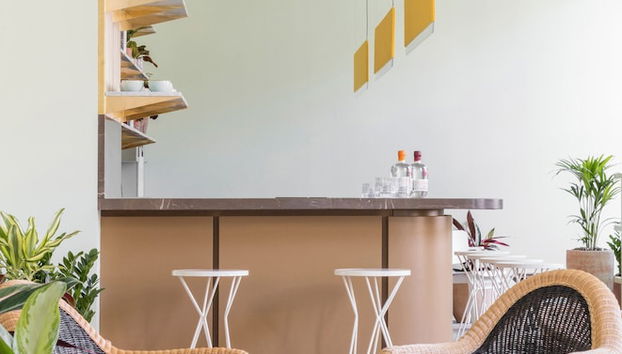 Zona de estar del vestíbulo